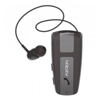 Bluetooth Hands Free Noozy Roller BH68 V.5.0 με Δόνηση και Strap Λαιμού Multi Pairing Μαύρο