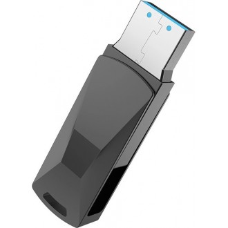 Hoco UD5 Wisdom 64GB USB 3.0 Stick Γκρι
