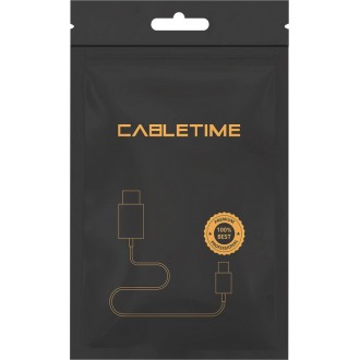 Cabletime CML100 USB-C Αντάπτορας Δικτύου για Ενσύρματη σύνδεση Ethernet