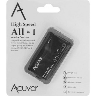 Acuvar Card Reader USB 2.0 για SD/microSD/MemoryStick/CompactFlash/xD