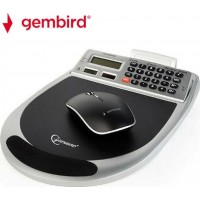 Gembird USB Combo Mouse Pad Medium 322mm με Στήριγμα καρπού Γκρι