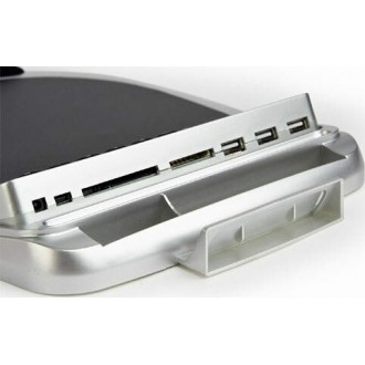 Gembird USB Combo Mouse Pad Medium 322mm με Στήριγμα καρπού Γκρι