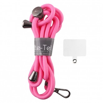 VOLTE-TEL NECK STRAP - ΛΟΥΡΑΚΙ ΛΑΙΜΟΥ ΓΙΑ ΘΗΚΕΣ ΣΚΟΥΡΟ ΡΟΖ VT12