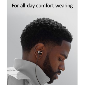 USAMS earphones με μικρόφωνο EP-42, 3.5mm, 1.2m, μαύρα