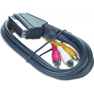 Cablexpert Scart Cable Scart male - 3x RCA male 1.8m (CCV-519-001)