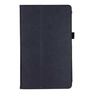 Θήκη SAMSUNG Galaxy Tab A , 10.1 2019 T510 / T515 – Litchi Texture Δέρμα Μαύρη
