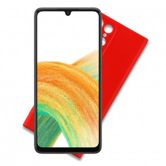 VOLTE-TEL ΘΗΚΗ SAMSUNG A33 5G A336 6.4" SILICON TPU FULL CAMERA PROTECTION ΚΟΚΚΙΝΗ