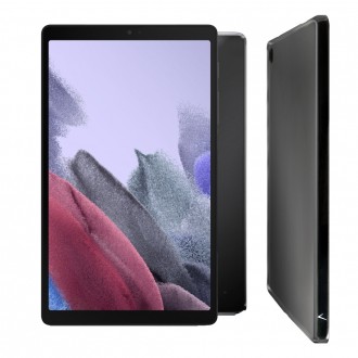 VOLTE-TEL ΘΗΚΗ SAMSUNG TAB A7 LITE T220/TAB A7 LITE LTE T225 8.7" SILICON DELUXE TPU ΜΑΥΡΗ
