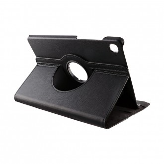 VOLTE-TEL ΘΗΚΗ SAMSUNG X200 TAB A8/X205 TAB A8 LTE 10.5" LEATHER BOOK ROTATING STAND ΜΑΥΡΗ