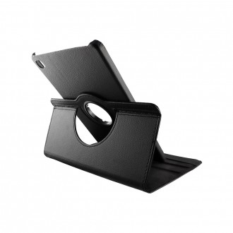 VOLTE-TEL ΘΗΚΗ SAMSUNG X200 TAB A8/X205 TAB A8 LTE 10.5" LEATHER BOOK ROTATING STAND ΜΑΥΡΗ