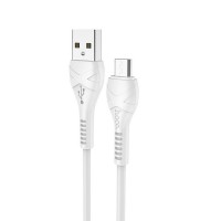 Cable HOCO – X37 COOL POWER Fast Charging and Data Transfer for micro USB 2.4A 1m White