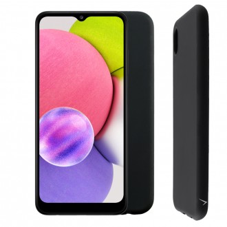 VOLTE-TEL ΘΗΚΗ SAMSUNG A03 A035 6.5" SILICON TPU CAMERA GUARD Μαύρη