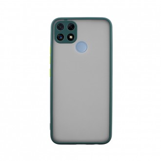 LIME ΘΗΚΗ SAMSUNG A03 A035 6.5" HARDSHELL FUSION FULL CAMERA PROTECTION ΠΡΑΣΙΝΗ ΜΕ ΚΙΤΡΙΝΑ ΚΟΥΜΠΙΑ