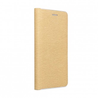 Θήκη Luna Book με ασημί πλαίσιο για SAMSUNG A03s χρυσή