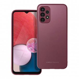 Θήκη Roar Matte Glass  για Samsung Galaxy A13 4G μπορντώ