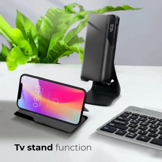 ΘΗΚΗ SMART VIEW BOOK STYLE ΓΙΑ SAMSUNG GALAXY A12 / M12 ΜΑΥΡΗ