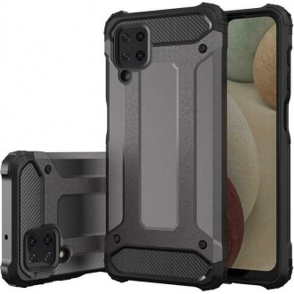 Θήκη Forcell Armor Back Cover Πλαστική Ανθεκτική Μαύρη  για Samsung Galaxy A12