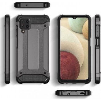 Θήκη Forcell Armor Back Cover Πλαστική Ανθεκτική Μαύρη  για Samsung Galaxy A12