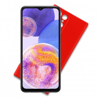 Θήκη VOLTE-TEL για SAMSUNG A23 4G A235/A23 5G A236 6.6" SILICON TPU FULL CAMERA PROTECTION Κόκκινη