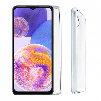 VOLTE-TEL ΘΗΚΗ SAMSUNG A23 4G A235/A23 5G A236 6.6" SLIMCOLOR AIR TPU FULL CAMERA PROTECTION ΔΙΑΦΑΝΗ