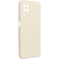 Θήκη Roar Space Back Cover Σιλικόνης Λευκή-Κρέμ Galaxy A22 4G