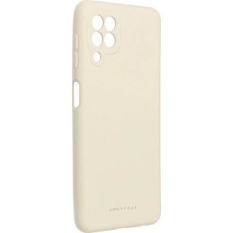 Θήκη Roar Space Back Cover Σιλικόνης Λευκή-Κρέμ Galaxy A22 4G