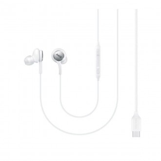 Samsung EO-IC100 In-ear Handsfree Ακουστικά με Βύσμα USB-C Λευκό