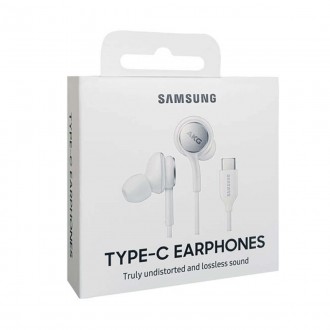 Samsung EO-IC100 In-ear Handsfree Ακουστικά με Βύσμα USB-C Λευκό