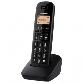Ασύρματο Ψηφιακό Τηλέφωνο Panasonic KX-TGB610GRB Μαύρο με Πλήκτρο Αποκλεισμού Κλήσεων Ασύρματο Ψηφιακό Τηλέφωνο Panasonic KX-TGB610GRB Μαύρο με Πλήκτρο Αποκλεισμού Κλήσεων