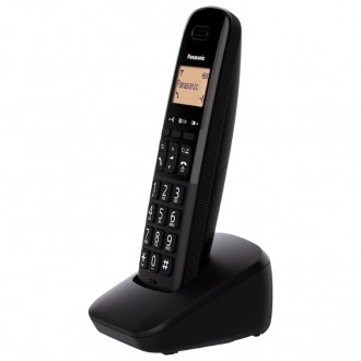 Ασύρματο Ψηφιακό Τηλέφωνο Panasonic KX-TGB610GRB Μαύρο με Πλήκτρο Αποκλεισμού Κλήσεων Ασύρματο Ψηφιακό Τηλέφωνο Panasonic KX-TGB610GRB Μαύρο με Πλήκτρο Αποκλεισμού Κλήσεων