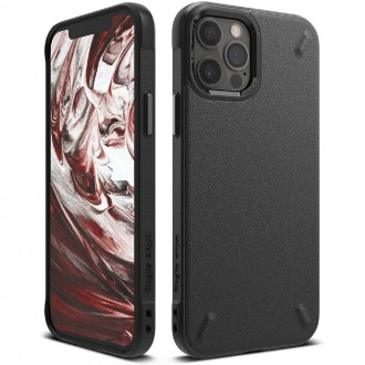 Θήκη TPU Ringke Onyx για Apple iPhone 12 / 12 Pro Μαύρο