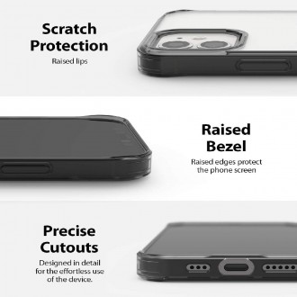 Θήκη TPU Ringke Fusion για Apple iPhone 12 / 12 Pro Smoke Μαύρη