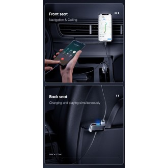 JOYROOM φορτιστής αυτοκινήτου JR-CL03, 5x USB, 6.2A, 1.5m, μαυρος