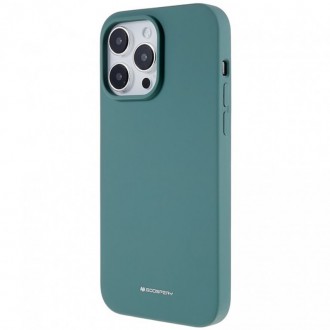 Θήκη Goospery Silicone για Apple iPhone 14 Pro Πράσινη