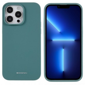Θήκη Goospery Silicone για Apple iPhone 14 Pro Πράσινη