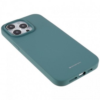 Θήκη Goospery Silicone για Apple iPhone 14 Pro Πράσινη