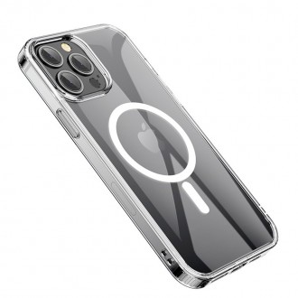 Θήκη Hoco Magnetic Series Airbag Anti-Fall Protective για Apple iPhone 14 Pro Διάφανη