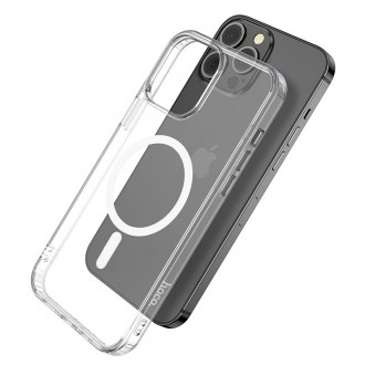 Θήκη Hoco Magnetic Series Airbag Anti-Fall Protective για Apple iPhone 14 Pro Διάφανη