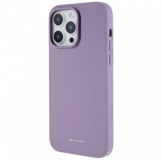 Θήκη Goospery Silicone για Apple iPhone 14 Pro Μωβ