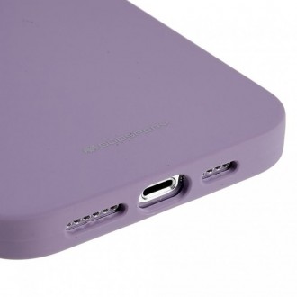 Θήκη Goospery Silicone για Apple iPhone 14 Pro Μωβ