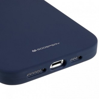 Θήκη Goospery Silicone για Apple iPhone 14 Pro Μπλε