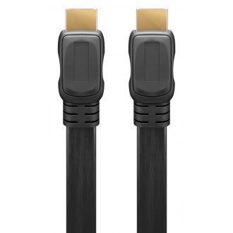 GOOBAY καλώδιο HDMI με Ethernet 31926, flat, 4K 3D, 30AWG, 1.5m