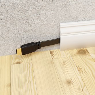 GOOBAY καλώδιο HDMI με Ethernet 31926, flat, 4K 3D, 30AWG, 1.5m