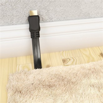 GOOBAY καλώδιο HDMI με Ethernet 31926, flat, 4K 3D, 30AWG, 1.5m