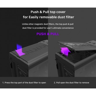 ZALMAN PC case M3 Plus RGB mid tower, 407x210x457mm, 4x RGB fan