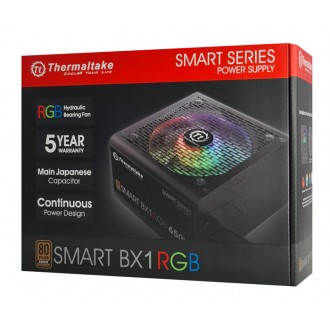 THERMALTAKE τροφοδοτικό PC Smart BX1 RGB 750W, 80 Plus Bronze Active PFC