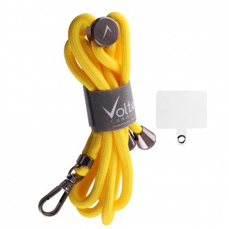 VOLTE-TEL NECK STRAP - ΛΟΥΡΑΚΙ ΛΑΙΜΟΥ ΓΙΑ ΘΗΚΕΣ ΚΙΤΡΙΝΟ VT39