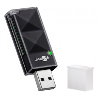 GOOBAY card reader 95682 για SD κάρτα μνήμης, 480 Mbps, μαύρο