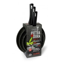 FLONAL SET Pietra Dura non-stick pans 3 pieces 20/24 / 28cm