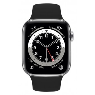 ROCKROSE band σιλικόνης Rough Jade για Apple Watch 42/44mm, μαύρο